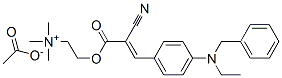 CAS#: 83950-16-7， [2-[[2-Cyano-3-[4-[Ethylbenzylamino]Phenyl]-1-Oxoallyl]Oxy]Ethyl]Trimethylammonium Acetate