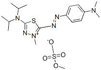 CAS#: 83969-12-4， 5-(Diisopropylamino)-2-[[4-(Dimethylamino)Phenyl]Azo]-3-Methyl-1,3,4-Thiadiazolium Methyl Sulphate