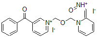 CAS#: 83972-73-0， 3'-Benzoyl-2-formyl-1,1'-(oxydimethylene)dipyridinium diiodide, 2-oxime