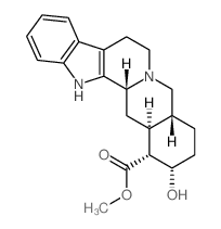 CAS 登录号：84-37-7， (3b)-17alpha-羟基育亨宾-16b-羧酸甲酯