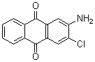 结构式 CAS# 84-46-8, 2-氨基-3-氯-蒽醌