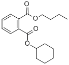 structure of CAS# 84-64-0, 1,2-Benzenedicarboxylicacid 1-Butyl 2-Cyclohexyl Ester;Benzene-1,2-Dicarboxylic Acid O2-Butyl O1-Cyclohexyl Ester;Phthalic Acid, Butyl Cyclohexyl Ester;Ccris 6189