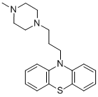 CAS#: 84-97-9， 10-[3-(4-Methyl-1-Piperazinyl)Propyl]-10H-Phenothiazine