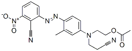 CAS#: 84000-67-9， 2-[2-[4-[[2-(Acetyloxy)Ethyl](2-Cyanoethyl)Amino]-2-Methylphenyl]Diazenyl]-5-Nitro-Benzonitrile