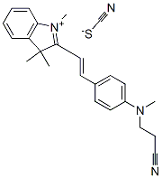 CAS#: 84000-77-1， 2-[2-[4-[(2-Cyanoethyl)Methylamino]Phenyl]Vinyl]-1,3,3-Trimethyl-3H-Indolium Thiocyanate