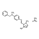 CAS 登录号：84000-82-8， 5-({4-[苄基(甲基)氨基]苯基}偶氮)-1,4-二甲基-4,5-二氢-1H-1,2,4-三唑-1-鎓乙酸盐