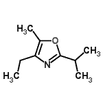 CAS#: 84027-96-3， 4-Ethyl-2-isopropyl-5-methyl-1,3-oxazole
