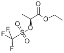 结构式 CAS# 84028-88-6, (S)-2-(三氟甲基磺酰基氧基)丙酸乙酯