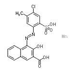 CAS#: 84041-69-0， 4-[(E)-(4-Chloro-5-methyl-2-sulfophenyl)diazenyl]-3-hydroxy-2-naphthoic acid - manganese (1:1)
