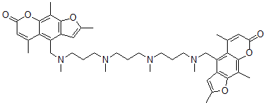 CAS#: 84067-18-5， 1,15-Bis(4'-Trioxsalen)-2,6,10,14-Tetramethyl-2,6,10,14-Tetrazapentadecane