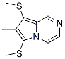 structure of CAS# 84201-40-1, 7-Methyl-6,8-Bis(Methylthio)Pyrrolo[1,2-a]Pyrazine;7-Methyl-6,8-Bis(Methylthio)Pyrrolo[1,2-A]Pyrazine;7-Methyl-6,8-Bis(Methylthio)Pyrrolo(1,2-A)Pyrazine;7-Methyl-6,8-Bis(Methylthio)Pyrrolo[1,2]Pyrazine