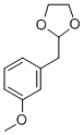 结构式 CAS# 842123-95-9, 3-(1,3-二氧戊环-2-基甲基)苯甲醚