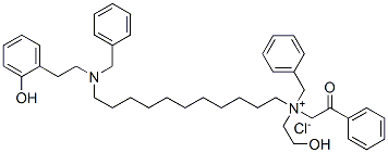 CAS#: 84254-85-3， Benzyl[11-[Benzyl(2-Hydroxyphenethyl)Amino]Undecyl](2-Hydroxyethyl)Phenacylammonium Chloride