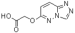 结构式 CAS# 842972-47-8, ([1,2,4]三唑并[4,3-b]哒嗪-6-基氧基)乙酸