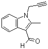 structure of CAS# 842973-82-4, 2-Methyl-1-(2-propyn-1-yl)-1H-indole-3-carbaldehyde;2-methyl-1-(2-propynyl)-1H-indole-3-carbaldehyde;2-methyl-1-(prop-2-yn-1-yl)-1H-indole-3-carbaldehyde;2-methyl-1-prop-2-yn-1-yl-1H-indole-3-carbaldehyde
