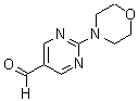 结构式 CAS# 842974-69-0, 2-吗啉基嘧啶-5-甲醛