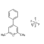 CAS#: 84304-15-4， 2,6-Dimethyl-4-phenylpyrylium hexafluoroarsenate(1-)