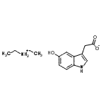 CAS#: 84332-94-5， N-Ethylethanaminium (5-hydroxy-1H-indol-3-yl)acetate
