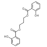 CAS#: 84370-82-1， 1,3-Propanediyl bis(2-hydroxybenzoate)