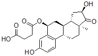 CAS#: 84371-31-3， 6 alpha,16 alpha-Dihydroxyestrone 6-Hemisuccinate
