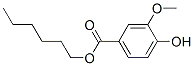 CAS 登录号：84375-71-3， 4-羟基-3-甲氧基苯甲酸己酯
