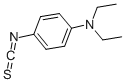 structure of CAS# 84381-54-4, 4-Diethylaminophenyl Isothiocyanate;N,N-Diethyl-4-Isothiocyanato-Aniline;Diethyl-(4-Isothiocyanatophenyl)Amine;4-Diethylaminophenyl Isothiocyanate