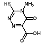 CAS#: 84424-75-9， 4-Amino-5-oxo-3-thioxo-2,3,4,5-tetrahydro-1,2,4-triazine-6-carboxylic acid
