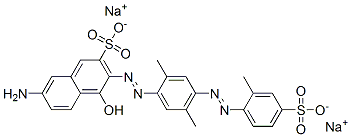 CAS#: 84434-53-7， Disodium 7-Amino-3-[[2,5-Dimethyl-4-[(2-Methyl-4-Sulphonatophenyl)Azo]Phenyl]Azo]-4-Hydroxynaphthalene-2-Sulphonate