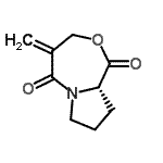 CAS#: 84453-42-9， (9aS)-4-Methylenehexahydro-1H,5H-pyrrolo[2,1-c][1,4]oxazepine-1,5-dione