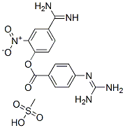 CAS#: 84455-64-1， (4-Carbamimidoyl-2-Nitro-Phenyl) 4-(Diaminomethylideneamino)Benzoate, Methanesulfonic Acid