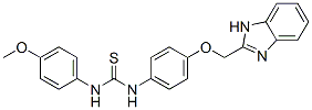CAS#: 84484-01-5， 1-[4-(1H-Benzoimidazol-2-Ylmethoxy)Phenyl]-3-(4-Methoxyphenyl)Thiourea