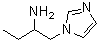 CAS 登录号：844882-20-8， 1-(1H-咪唑-1-基)-2-丁胺