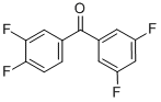 结构式 CAS# 844885-15-0, 3,3',4,5-四氟二苯甲酮