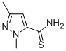 structure of CAS# 844891-03-8, 1,3-Dimethyl-1H-Pyrazole-5-Carbothioamide;1,3-DIMETHYL-1H-PYRAZOLE-5-CARBOTHIOAMIDE