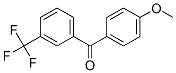 structure of CAS# 845-05-6, 4'-Methoxy-3-(Trifluoromethyl)Benzophenone;4'-Methoxy-3-(Trifluoromethyl)Benzophenone