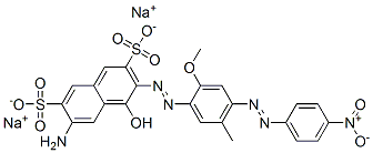 CAS#: 84522-00-9， Disodium 6-Amino-4-Hydroxy-3-[[2-Methoxy-5-Methyl-4-[(4-Nitrophenyl)Azo]Phenyl]Azo]Naphthalene-2,7-Disulphonate