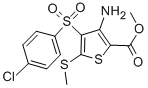 CAS#: 845266-18-4， Methyl 3-Amino-4-[(4-Chlorophenyl)Sulfonyl]-5-(Methylthio)Thiophene-2-Carboxylate