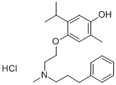 CAS#: 84541-77-5， 2-Methyl-4-[2-(Methyl-(3-Phenylpropyl)Amino)Ethoxy]-5-Propan-2-Ylphenol Hydrochloride