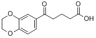 结构式 CAS# 845781-54-6, 5-[(3,4-乙烯二氧基)苯基]-5-氧代戊酸