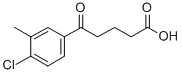 结构式 CAS# 845790-51-4, 5-(4-氯-3-甲基苯基)-5-氧代戊酸