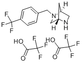 CAS 登录号：845866-70-8， (1S,4S)-(+)-2-(4-三氟甲基-苄基)-2,5-二氮杂-双环[2.2.1]庚烷二(三氟甲基乙酸盐)