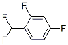 structure of CAS# 845866-84-4, 1-Difluoromethyl-2,4-Difluorobenzene;BENZENE, 1-(DIFLUOROMETHYL)-2,4-DIFLUORO-;1-DIFLUOROMETHYL-2,4-DIFLUOROBENZENE