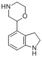 CAS#: 84590-61-4， 2,3-Dihydro-4-(2-Morpholinyl)-1H-Indole