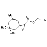 CAS#: 84604-46-6， Ethyl 5,7,7-trimethyl-1-oxaspiro[2.5]oct-4-ene-2-carboxylate