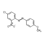 CAS#: 84613-57-0， 1-(4-Chloro-2-nitrophenyl)-2-(4-methoxyphenyl)diazene