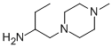 structure of CAS# 84630-63-7, alpha-Ethyl-4-Methyl-1-Piperazineethanamine;1-Piperazineethanamine,-Alpha--Ethyl-4-Methyl-(9CI);1-(4-METHYLPIPERAZIN-1-YL)BUTAN-2-AMINE