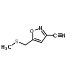 CAS#: 84654-34-2， 5-[(Methylsulfanyl)methyl]-1,2-oxazole-3-carbonitrile