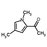 CAS 登录号：84677-03-2， 1-(1,4-二甲基-1H-吡咯-2-基)乙酮