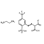CAS#: 84696-91-3， butane, 3-hydroxy-3-oxo-2-[2-sulfo-5-(trifluoromethyl)phenyl]azo-propanoate