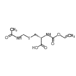 CAS#: 84712-98-1， S-(Acetamidomethyl)-N-[(vinyloxy)carbonyl]-L-cysteine